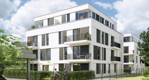 Visualisierung Neubau Wiener 130 - 3 Zimmer Etagenwohnung in Dresden