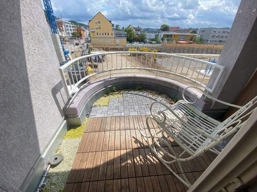 Balkon mit Aussicht - Etagenwohnung mit 83,00 m² in Grenzach zur Miete