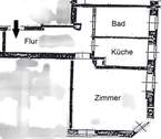 2. Obergeschoss - 1 Zimmer Etagenwohnung in Leipzig