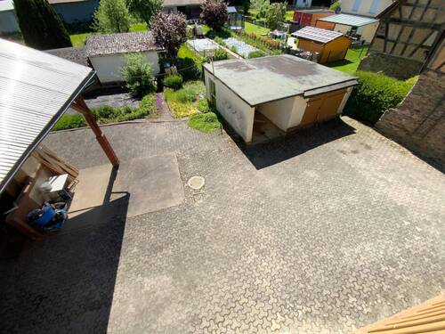 Hofansicht Balkon Obergeschoss - 