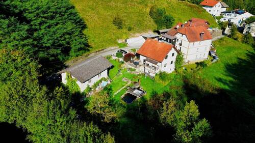 2 Luftbild - Charmantes Einfamilienhaus mit großem Grundstück, Gartenidylle und Ausbaupotenzial