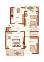 Grundriss der Wohnung - 