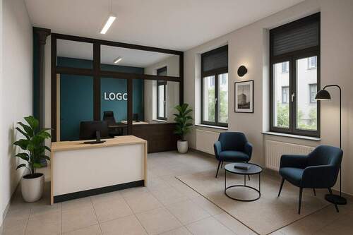 Büro Visualisierung - Repräsentative Büro- oder Praxisräume in zentraler Innenstadtlage