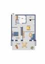 Grundriss Whg. 03 - 