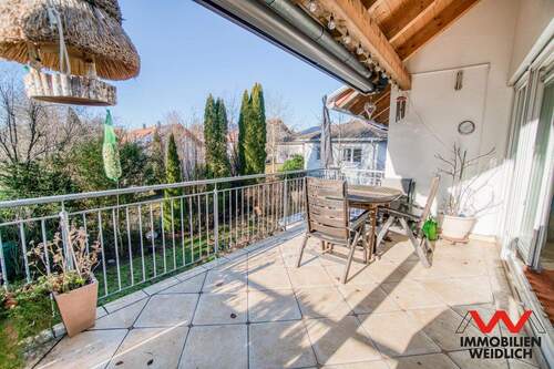 Balkon-Terrasse im Erdgeschoss - 