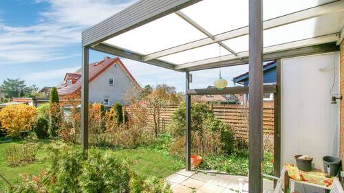 Terrasse überdacht - 3 Zimmer Bungalow in Berlin