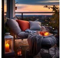 #Traumhafter Ausblick-Zuhause wie im Urlaub mit Blick in den Sonnenuntergang# - Nürnberg Kornburg