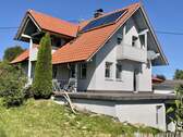 Hausansicht Süd/West - 'Traumhafter Bergblick' EFH mit Einliegerwohnung