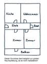 Skizze zur Raumaufteilung - 
