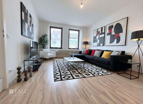  EG-Wohnung_Wohnzimmer - 1 Zimmer Mehrfamilienhaus, Wohnhaus zum Kaufen in Bonn