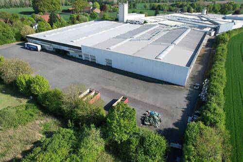 Drohne - Halle in Pr. Oldendorf