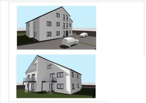 3-D-Ansicht - großzügig geschnittene Erdgeschosswohnung mit Gartenanteil