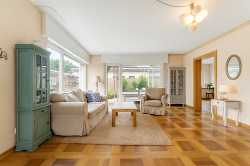 Visualisierung Wohnzimmer - Ihr Zuhause voller Licht, Raum und Ruhe - Wohnen auf einer Ebene zwischen Köln und Bonn