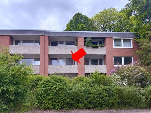 12949 LooseImmo Ansicht Balkon - 2 Zimmer Etagenwohnung zum Kaufen in Hamburg / Othmarschen