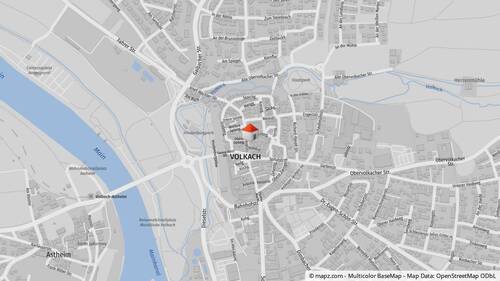 Geolyzer Kartenausschnitt - 1 Zimmer Mehrfamilienhaus, Wohnhaus zum Kaufen in Volkach