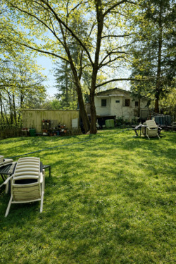 Ferienhaus mit Bürocontainer - Wochenendhaus mit großem Waldgrundstück, Gebäude und Bürocontainer