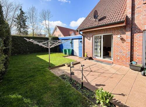 Gartenbereich - 4 Zimmer Doppelhaushälfte in Hopsten