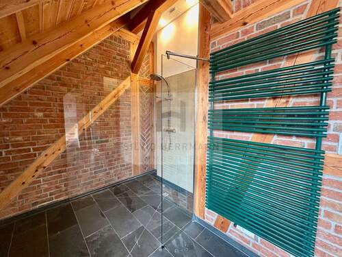Dusche und Badheizkörper - 