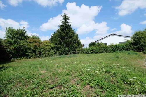 Bauplatz Blickrichtung Nord - Baugrundstück in gewachsenem Wohngebiet in Remseck-Hochberg