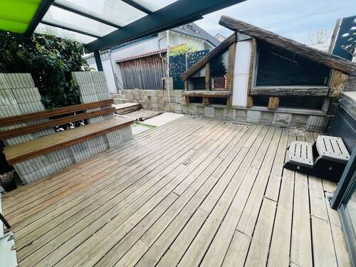 Terrasse mit Grill/Backstelle - 