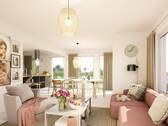 Offenes Wohnen mit Stil - 