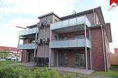 Außenfoto Rückansicht - 3 Zimmer Etagenwohnung zur Miete in Wiesmoor