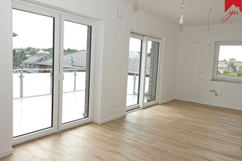 Wohn- und Essbereich - Etagenwohnung mit 67,30 m&sup2; in Wiesmoor zur Miete
