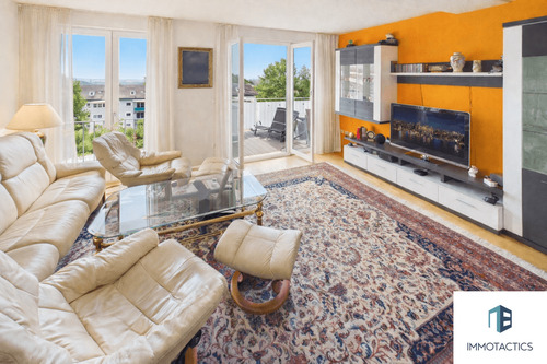 Wohnzimmer - 3 Zimmer Etagenwohnung zum Kaufen in Bad Kreuznach