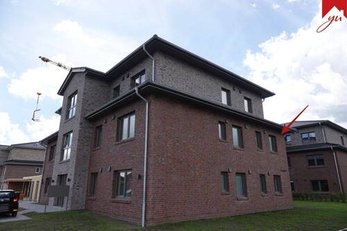 Attraktive Obergeschosswohnung! - Attraktive Neubau- Obergeschosswohnung in zentraler Lage von Wiesmoor!