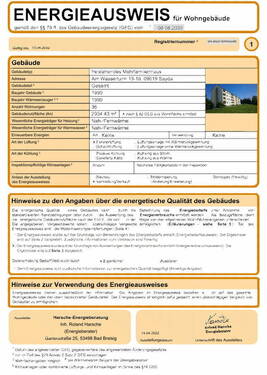 Energieausweis - 