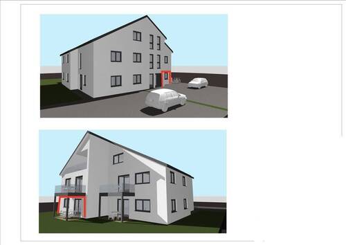 3-D-Ansicht Whg. 1 EG - 4 Zimmer Etagenwohnung zum Kaufen in Delbrück