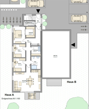 Eigentumswohnung mit Gartenanteil - 4 Zimmer Etagenwohnung in Delbrück