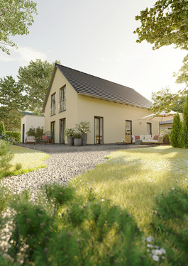 Bild 1 - Das Einfamilienhaus mit dem schönen Satteldach in Baunatal - Freundlich und gemütlich