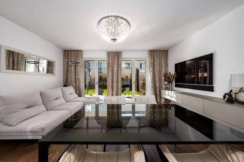 Wohnzimmer - 3 Zimmer Terrassenwohnung zur Miete in Berlin