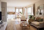 Innenvisualisierung Wohnung Staffelgeschoss - 3 Zimmer Etagenwohnung in Dresden
