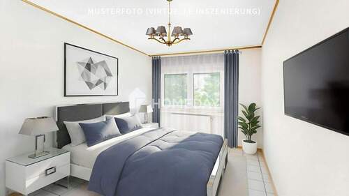 Schlafzimmer 3 1-Musterfoto (virtuelle Inszenierung)4 - 