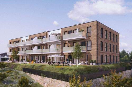 Mehrfamilienhaus mit hochwertiger Holzfassade - FAMILIENWOHNEN mit Balkon und Garten in Pentling ( LUMA 9 - Wohnung 7)