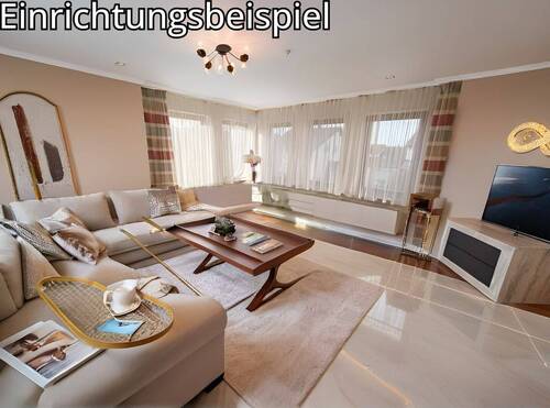 Wohnzimmer Einrichtungsbeispiel - 3 Zimmer Etagenwohnung in Balingen