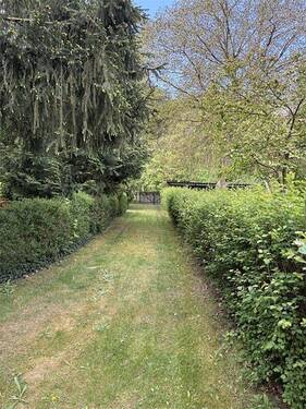 Blick Einfahrt - Grundstück zum Kaufen in Borgsdorf