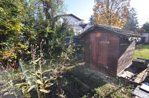Platz für eine Gartenhaus - 