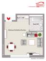 Grundriss - Etagenwohnung mit 33,40 m² in Hummeltal zum Kaufen