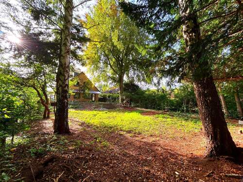 Garten Blick zum Haus - Grundstück in Hamburg zum Kaufen