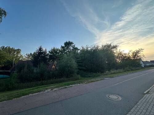 Grundstückansicht von Straße "Birkenhang" - 