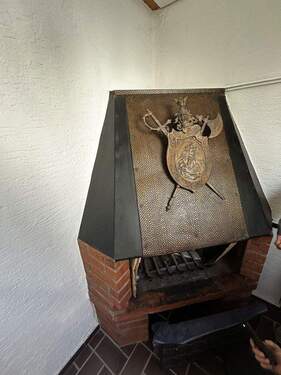 Kamin im Wintergarten - 