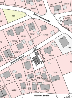 Mögliche Bebauung EFH mit Dachterrasse/Souterrain - Grundstück zum Kaufen in Forchheim