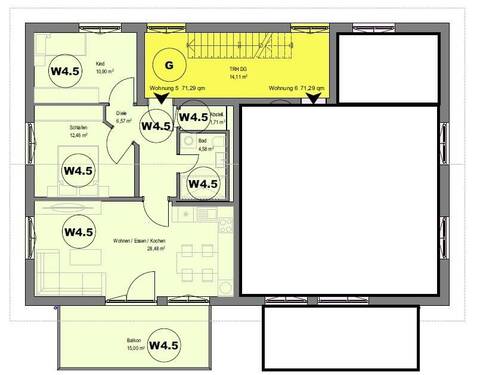 Wohnung 05 Dachgeschoss - 