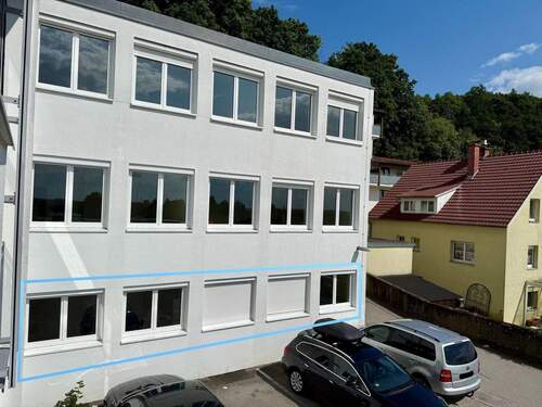 Gebäudeteil der Wohnung, Etage markiert - 