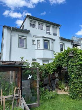 Gartenansicht 2.jpg - Sehr schöne, stilvolle 3 Zimmer-Wohnung in einem sanierten 3-Fhs. in ruhiger Lage von Kirchheim-Ötlingen
