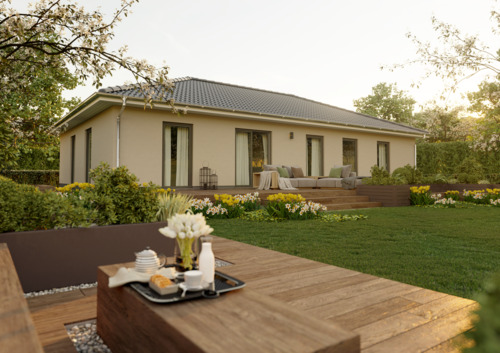 Gartenansicht - Dein eigenes Haus: unkompliziert, energetisch sicher & bezahlbar