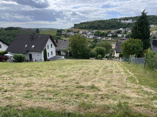 Ansicht von Oben - Baugrundstück mit wunderschönem Fernblick